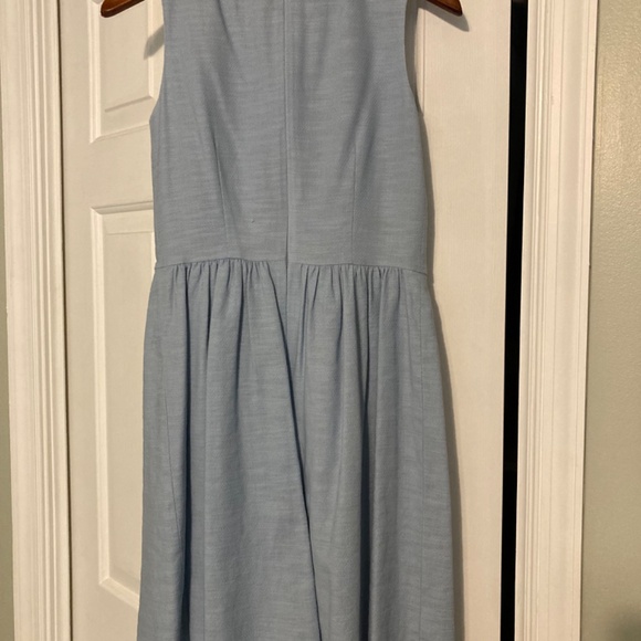 Boden Powder Blue Beaded Shift Dress - Size 2 - Picture 5 of 12